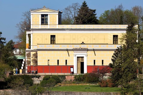 Pompejanum on the high banks of the River Main