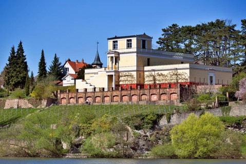 Pompejanum on the high banks of the River Main