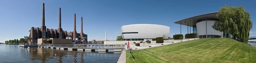 VW Group Forum with combined heat and power plant