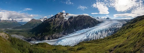 Exit Glacier and Harding Icefield