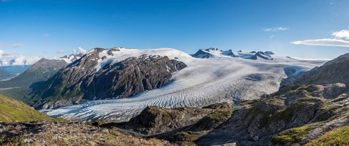 Exit Glacier and Harding Icefield