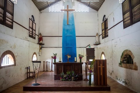 Church in the former prison colony Saint-Jean-du-Maroni