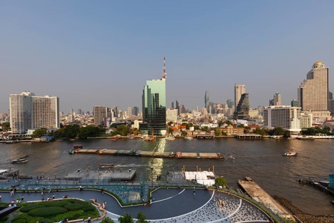 Panoramic view from Icon Siam