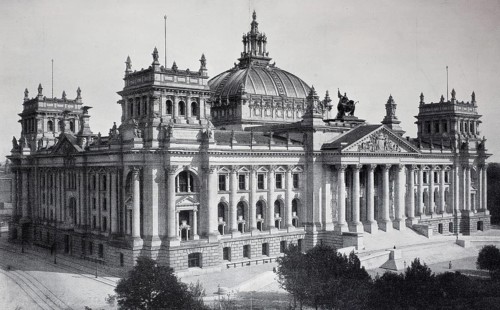 German Reichstag building at Berlin