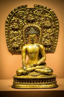 Antique Bronze Buddha Statue