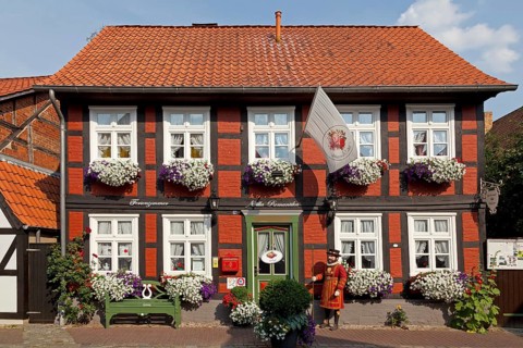 half-timbered house Villa Romantika