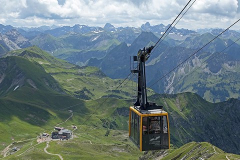 Station Hofatsblick of the Nebelhorn Cable Car