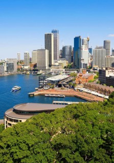 View of Circular Quay and The Rocks