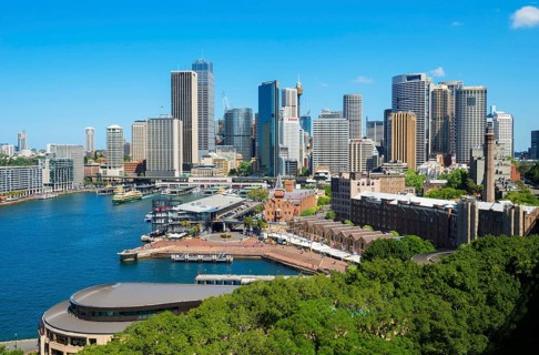 View of Circular Quay and The Rocks