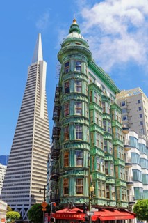 TransAmerica Pyramid and Columbus Tower