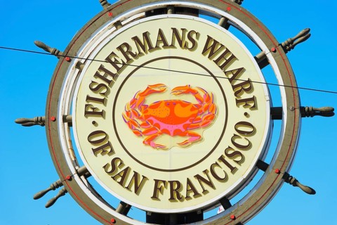 Fishermans Wharf sign