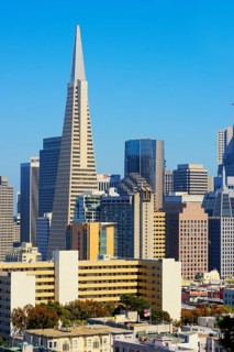 City centre and Transamerica Pyramid