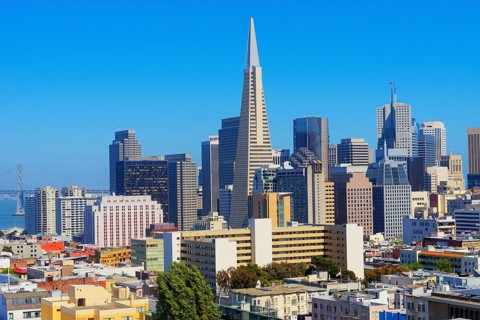 City centre and Transamerica Pyramid