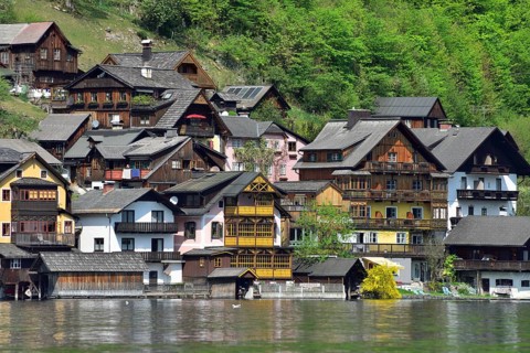 View of Hallstatt on Hallstattersee