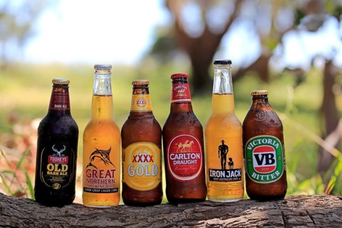 Different Australian beer brands