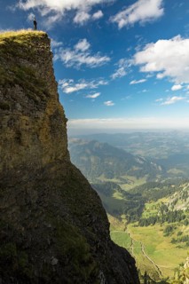 Hikers on Diedamskopf