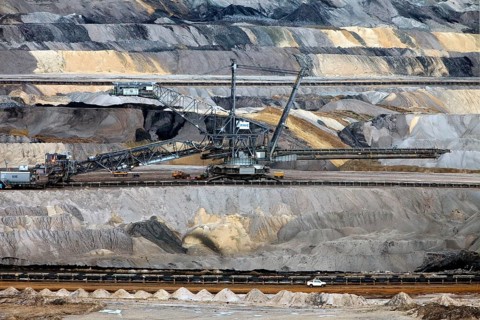 Stacker in Inden opencast mine