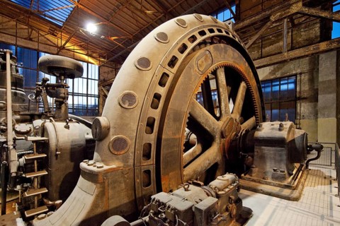 Gas Blower Machine in the Blower Hall