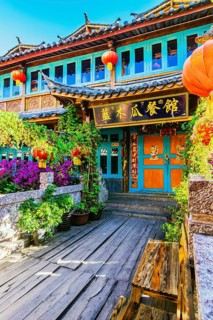 Traditional house facade