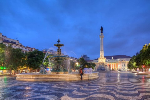 Bronze fountain