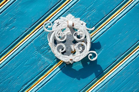 Old door fitting on Kornhaus