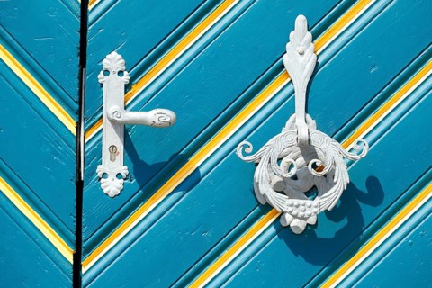 Old door fitting on Kornhaus