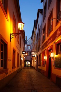 Judengasse at dusk