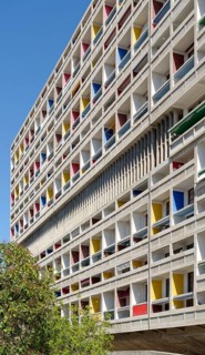 Colourful residential house facade, Marseille