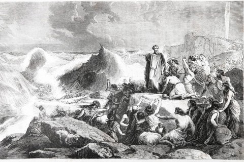 Pharaoh's Fall in the Red Sea
