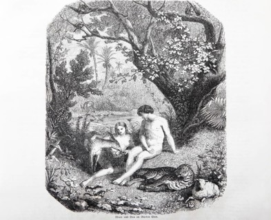Adam and Eve in the Garden of Eden