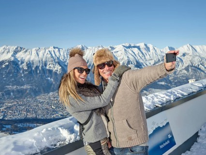 Couple photographing