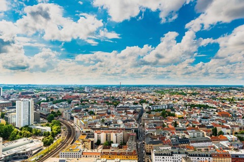 View from Park Inn Hotel observation deck