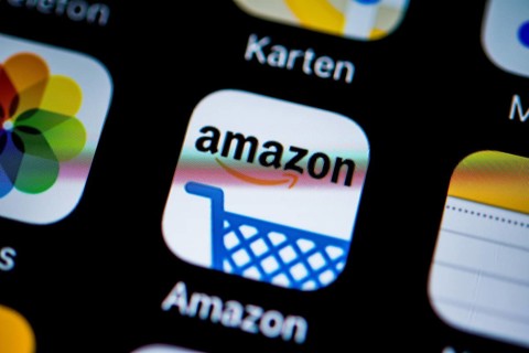 Smartphone screen displaying Amazon app
