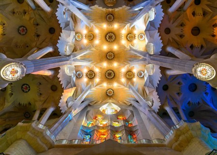 Interior view ceiling vault