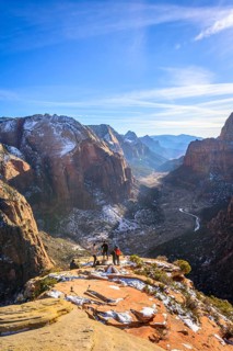 View from Angels Landing to Zion Canyon