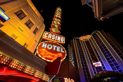 Neon neon sign of the Golden Gate Casino Hotel