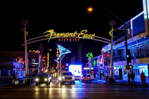 Neon neon signs at night
