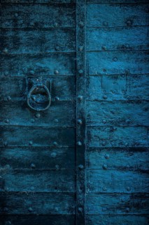 Old iron door
