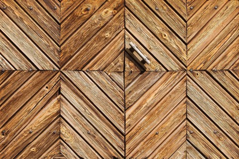 Wooden door