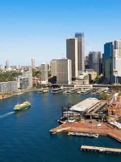 View of Circular Quay and The Rocks