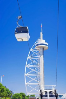 Vasco da Gama Tower with funicular