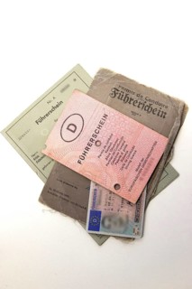 Old and new driver's license