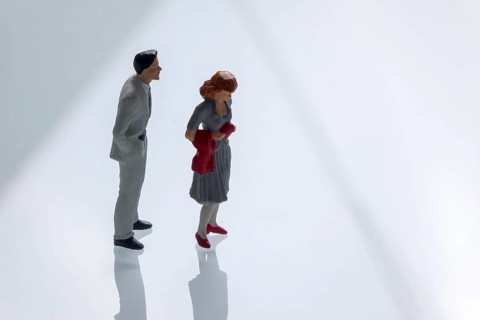 Male and female toy figure