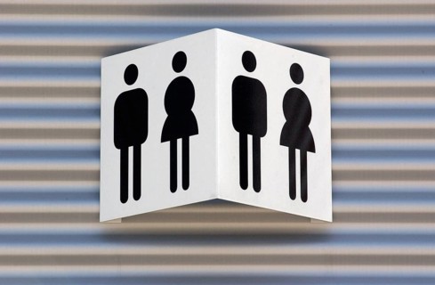 Pictograms woman and man