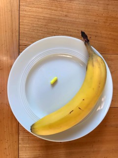 Banana and pill