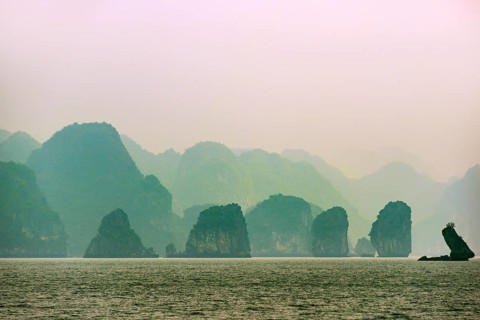 Limestone boulders
