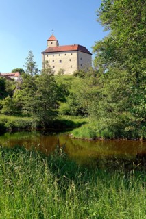 Trausnitz Castle on the river Pfreimd