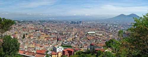 View of the city as seen from Castel Sant'Elmo