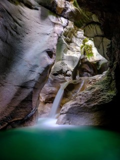 Waterfall in Taugler Strubklamm
