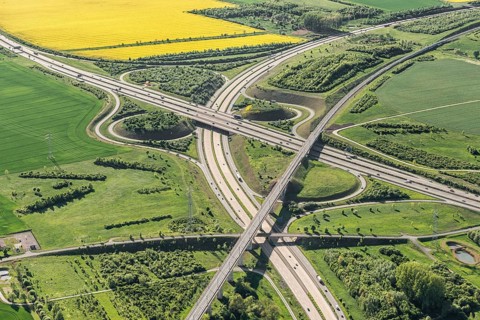German federal highways 4 and 71